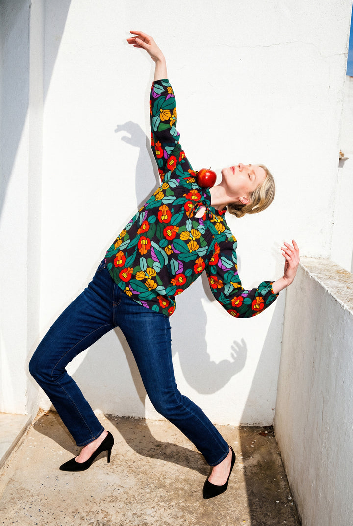 Blouse paysanne - Floracoeur