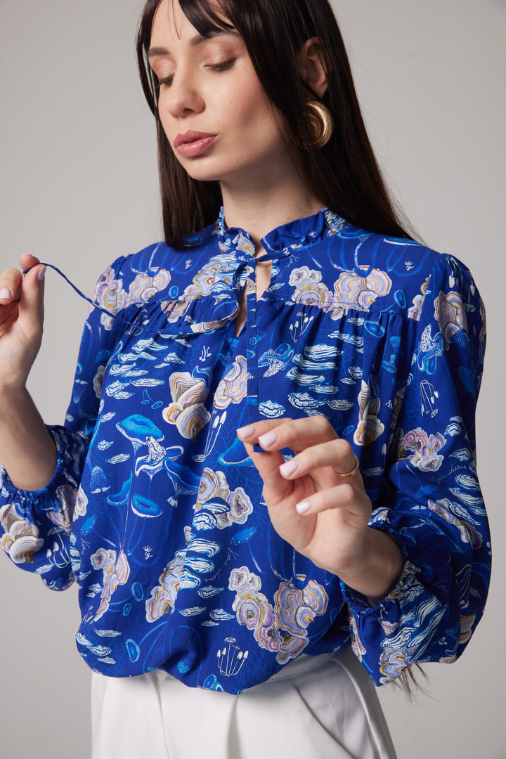Peasant Blouse - Moonlit
