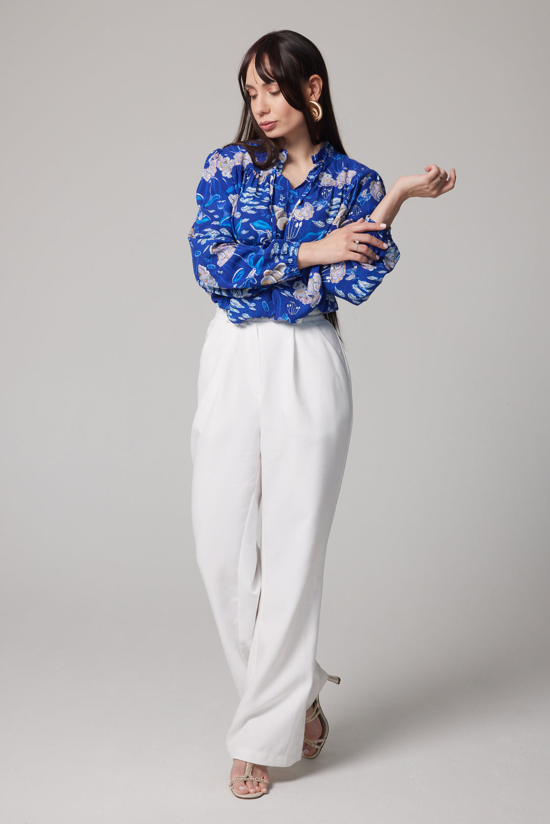 Peasant Blouse - Moonlit