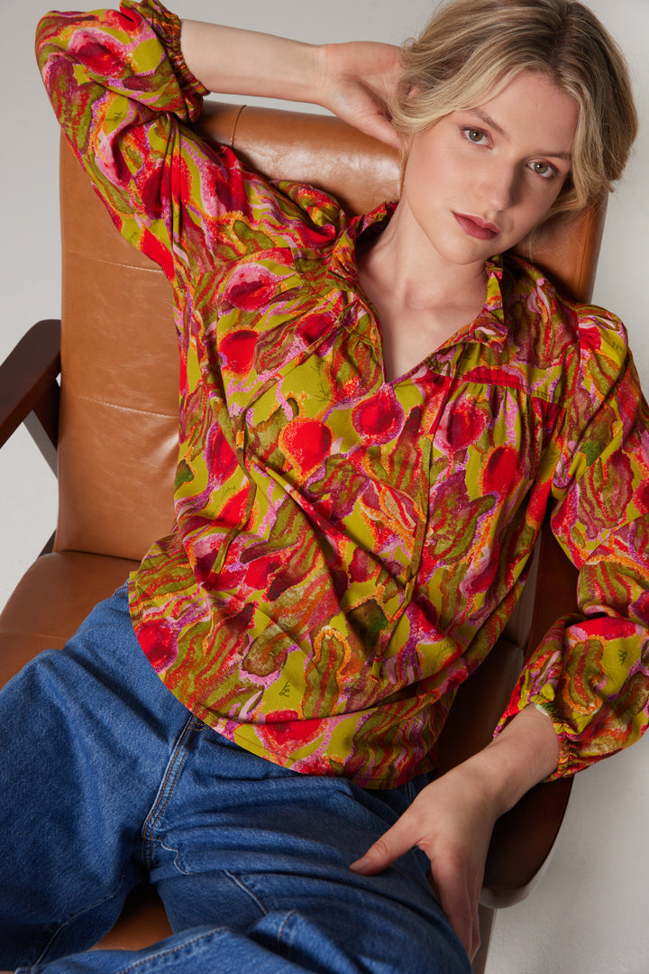 Blouse paysanne - Betteraves