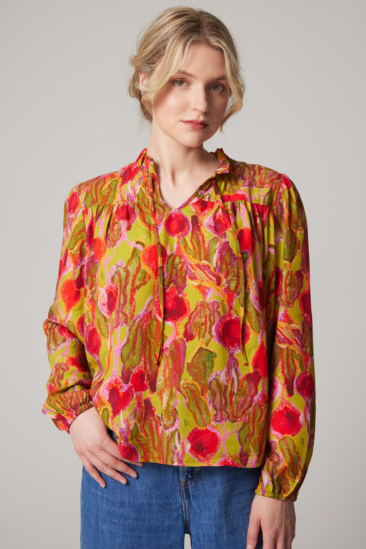 Blouse paysanne - Betteraves