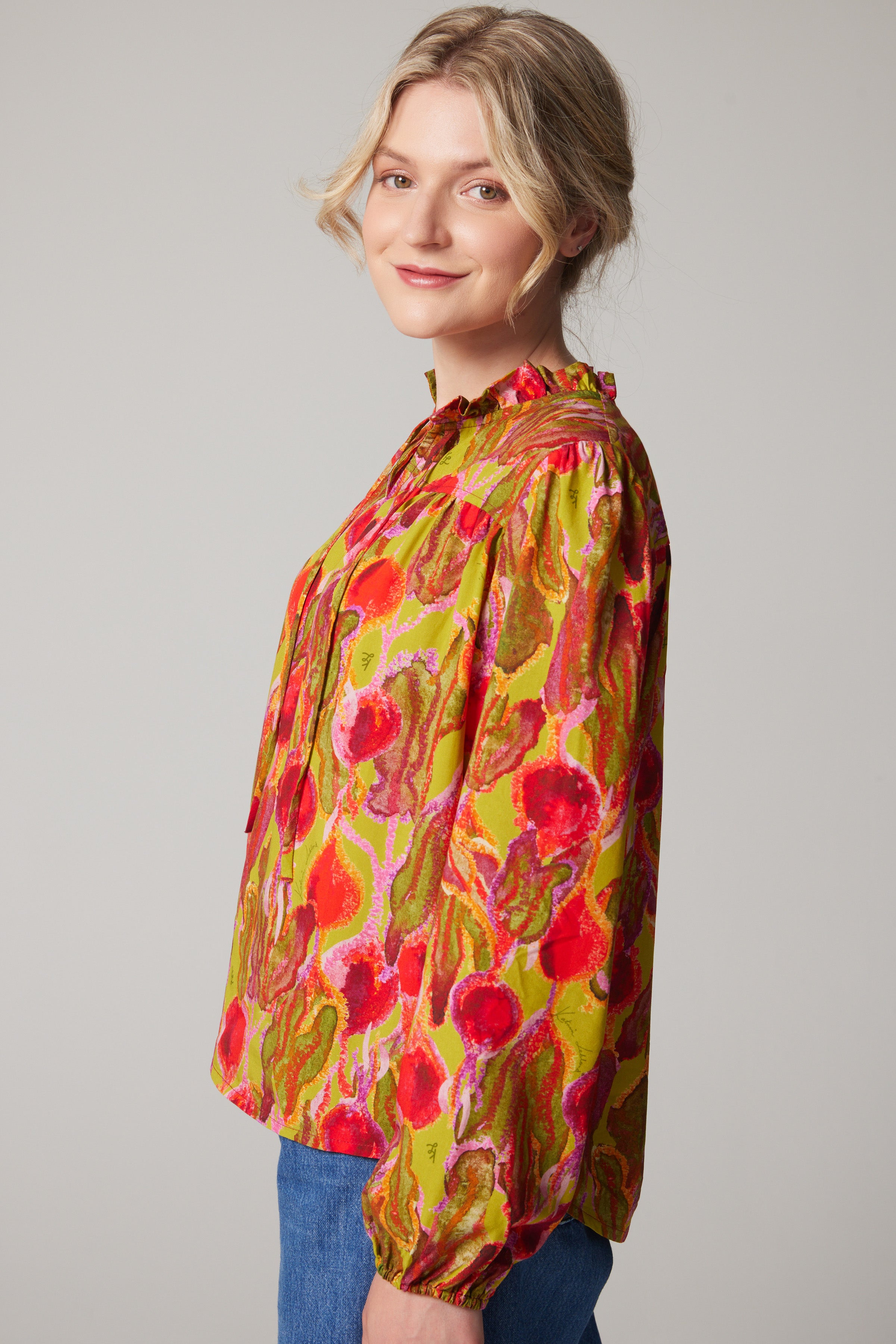 Blouse paysanne - Betteraves