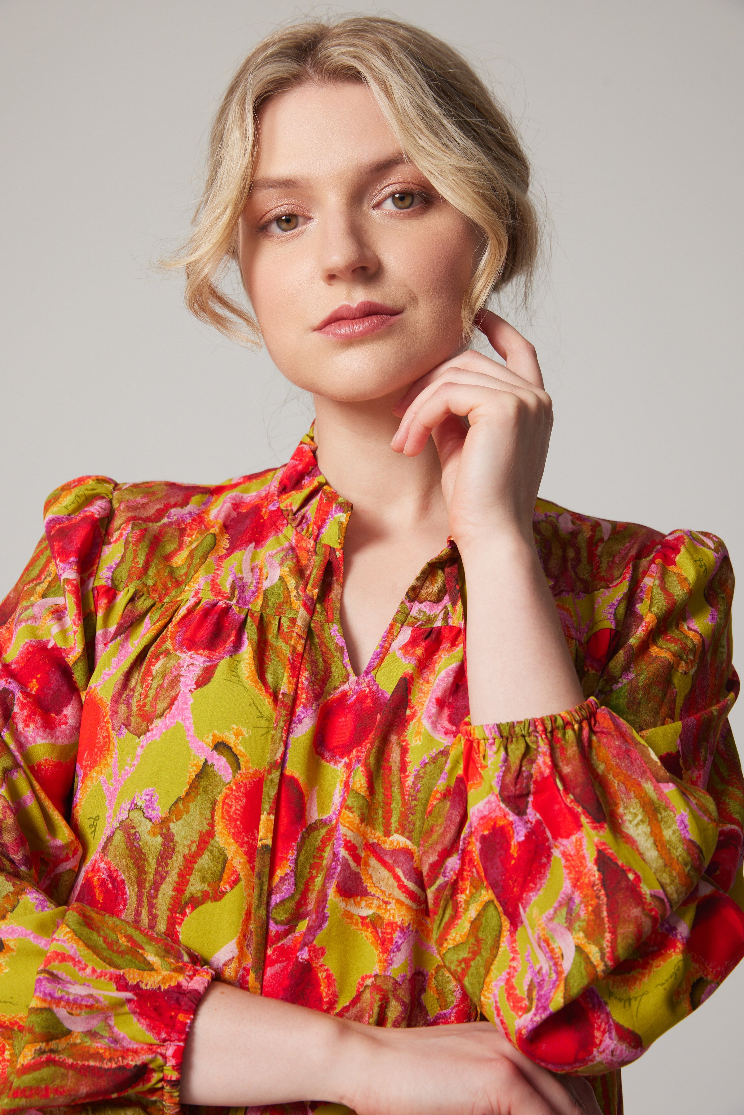 Blouse paysanne - Betteraves