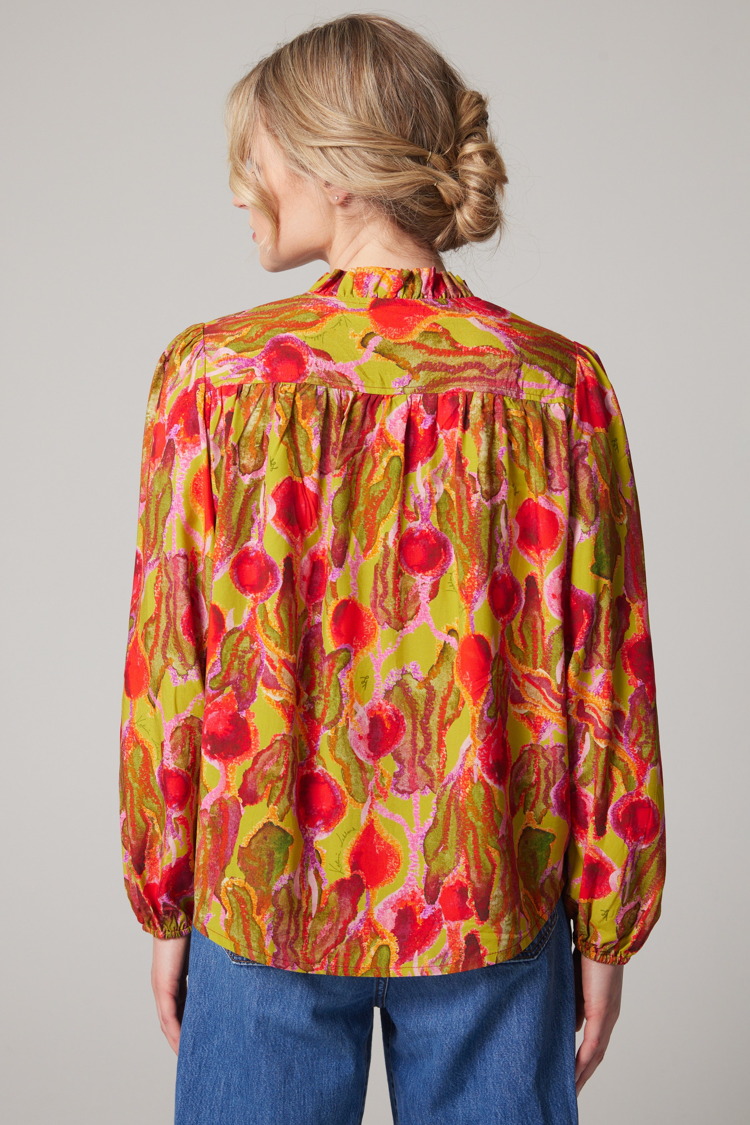 Blouse paysanne - Betteraves