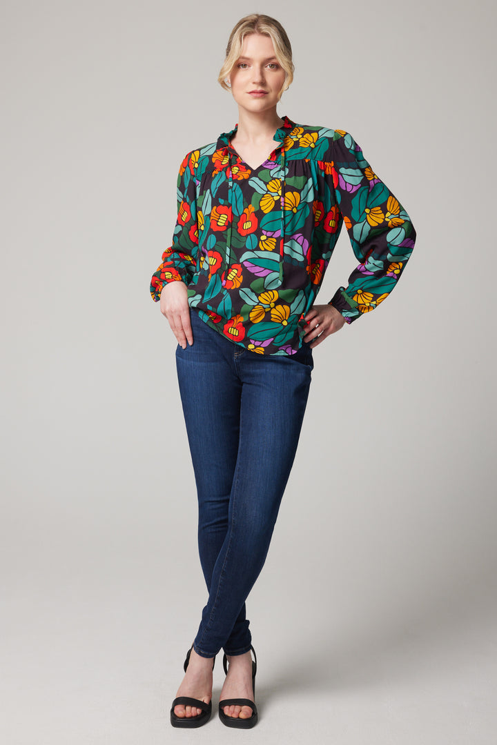 Blouse paysanne - Floracoeur