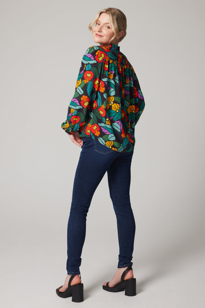 Blouse paysanne - Floracoeur