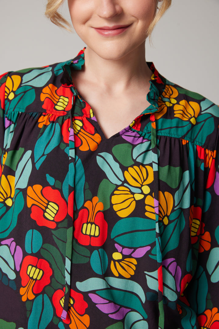 Blouse paysanne - Floracoeur