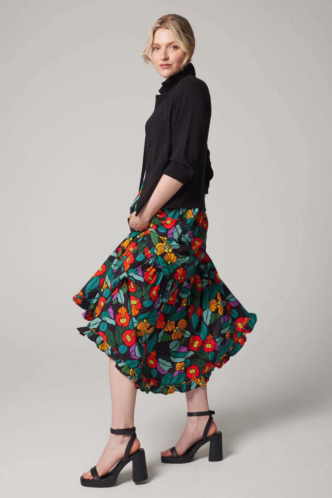 Tiered Maxi Skirt - Bloomcore