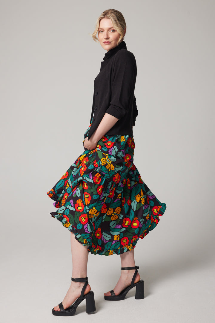 Tiered Maxi Skirt - Bloomcore