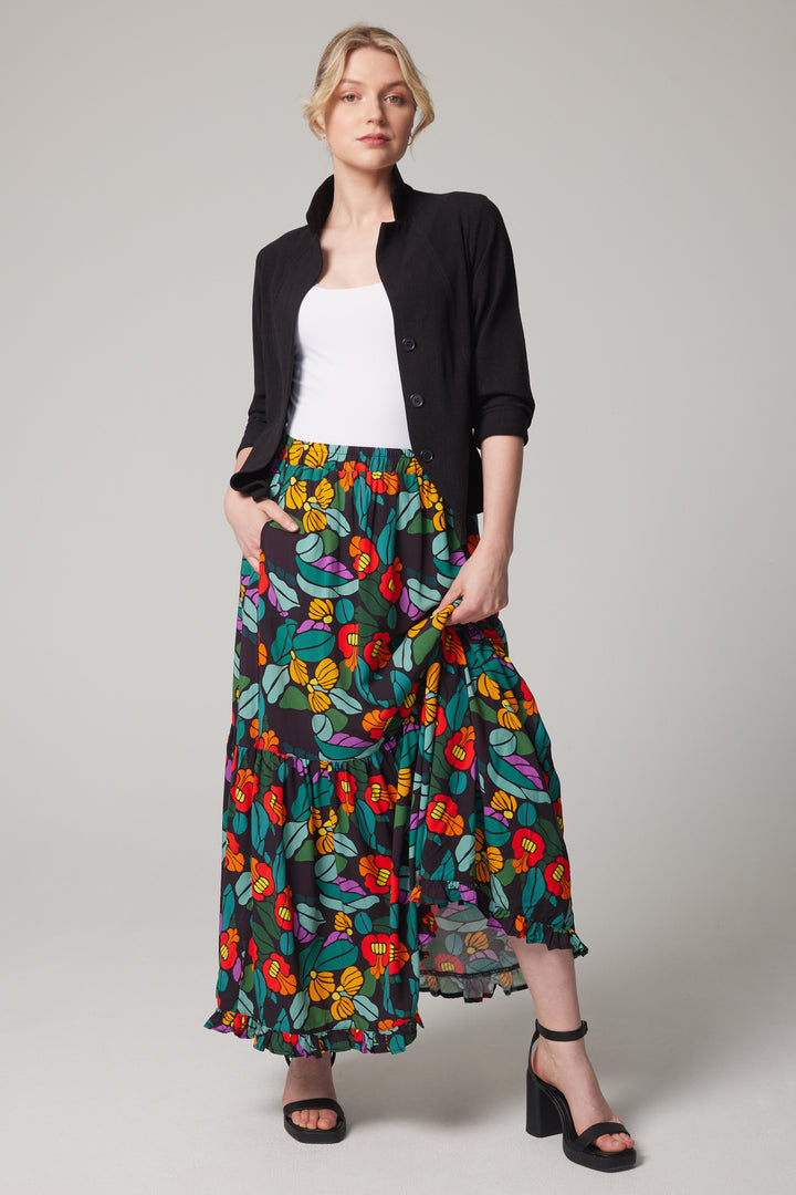 Tiered Maxi Skirt - Bloomcore