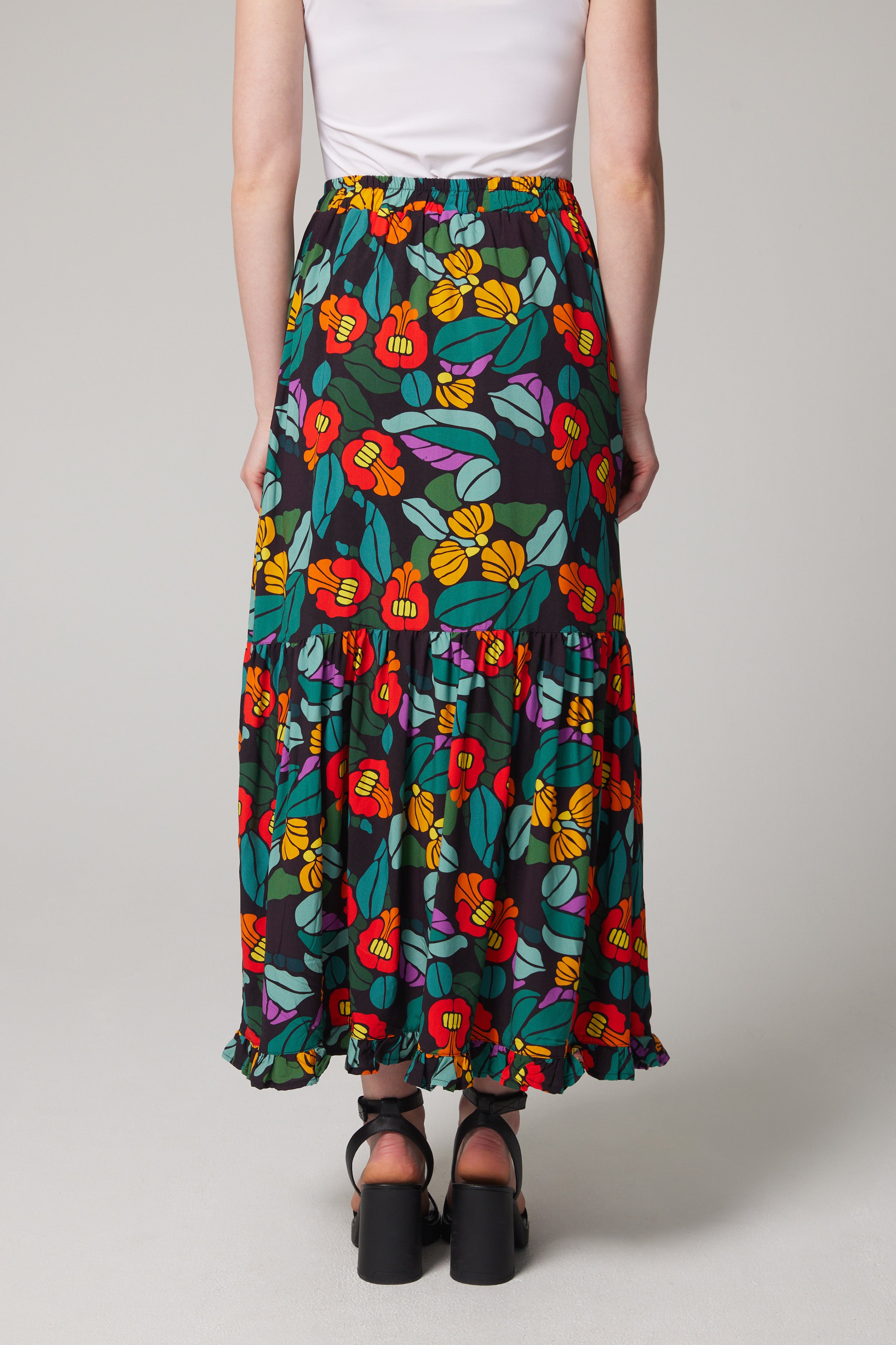 Tiered Maxi Skirt - Bloomcore