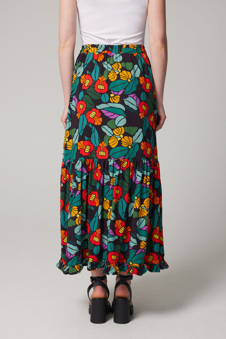 Tiered Maxi Skirt - Bloomcore