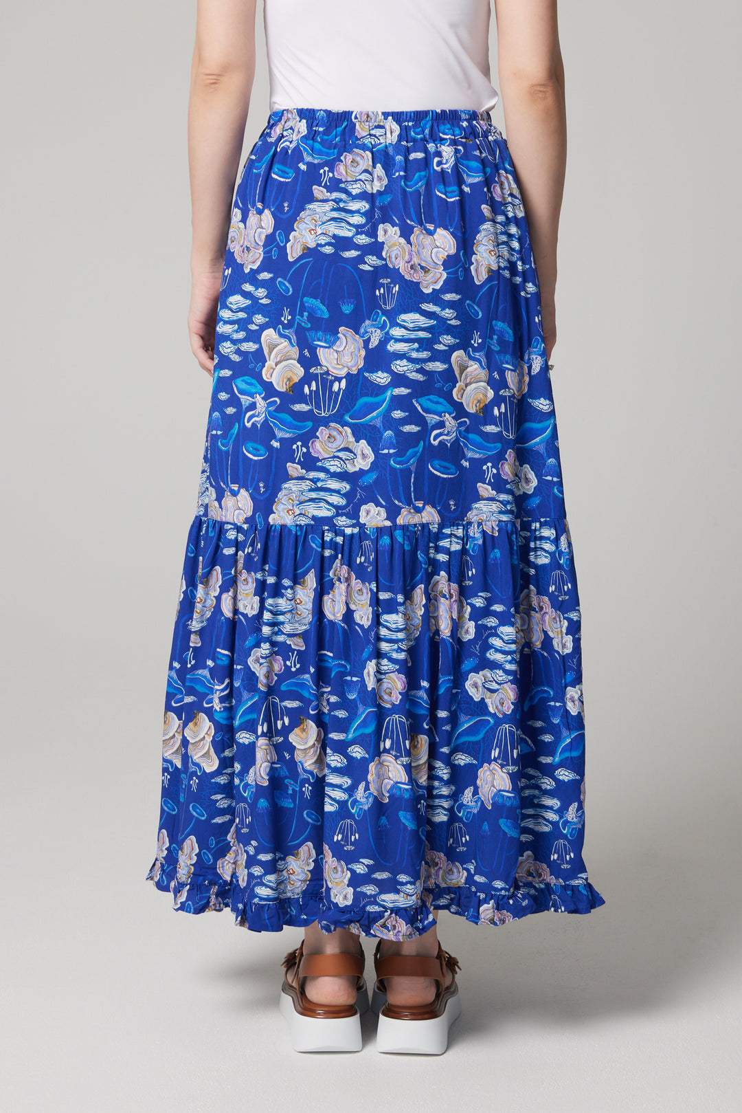 Tiered Maxi Skirt - Moonlit