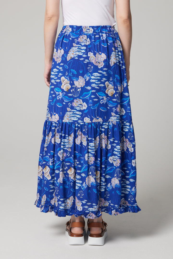Tiered Maxi Skirt - Moonlit