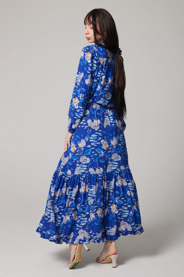 Tiered Maxi Skirt - Moonlit