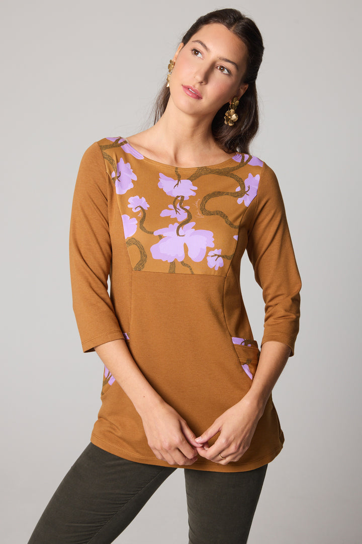 Print-Panel Tunic - Branches
