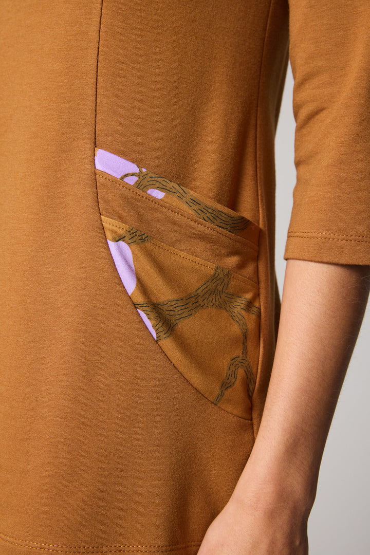 Print-Panel Tunic - Branches