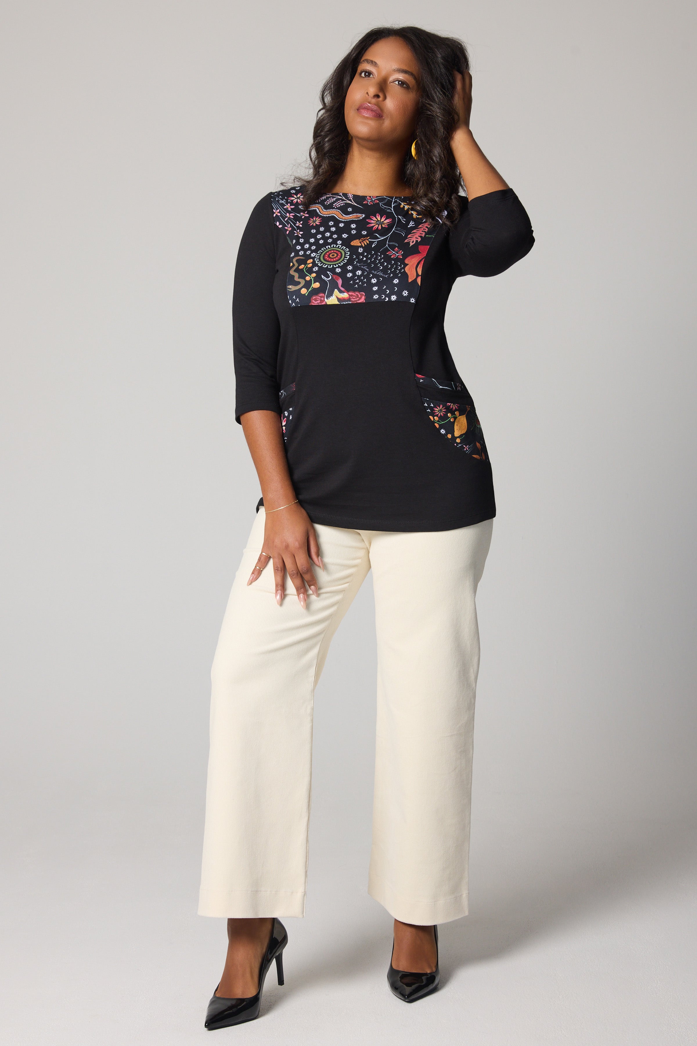 Print-Panel Tunic - Playa