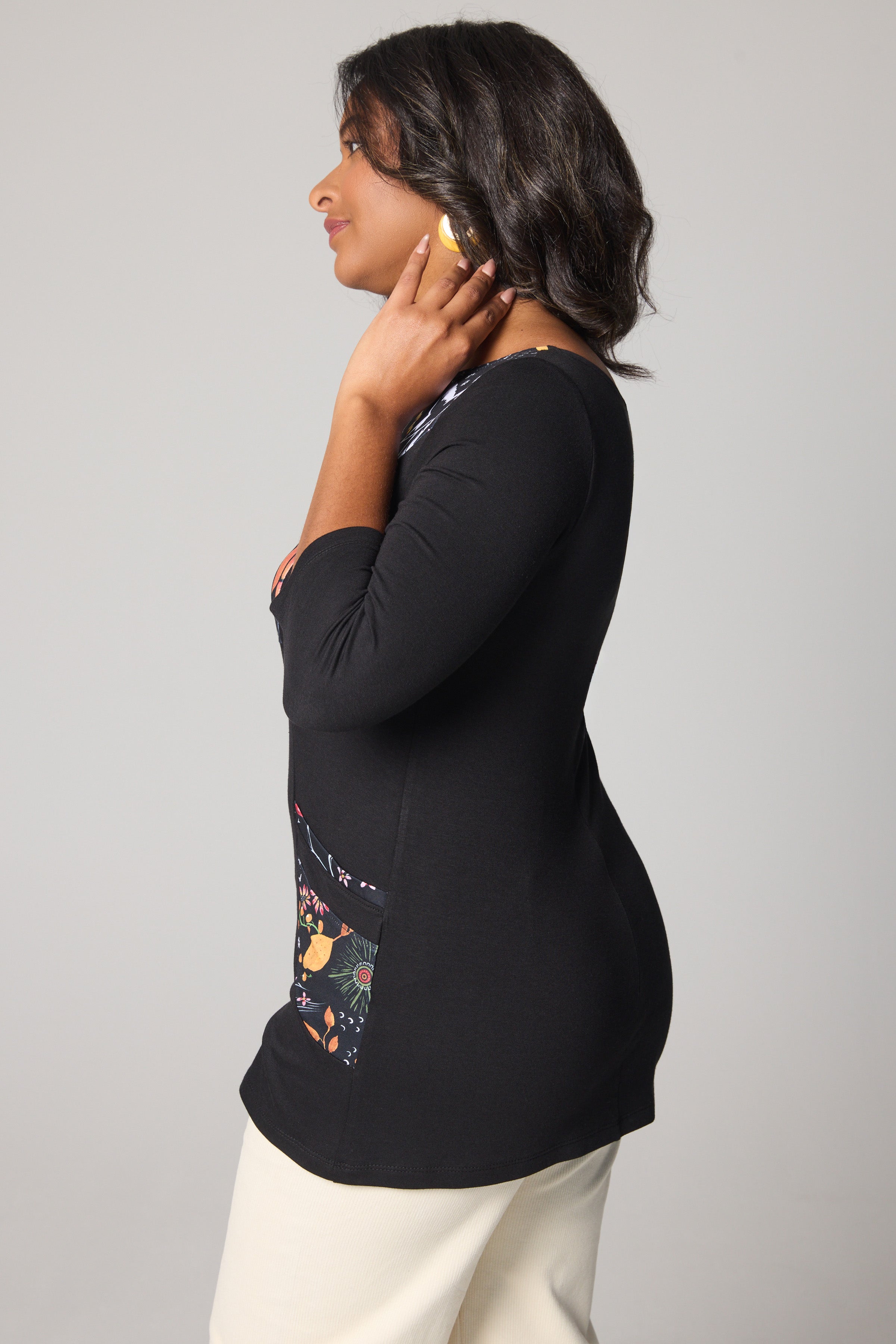 Print-Panel Tunic - Playa