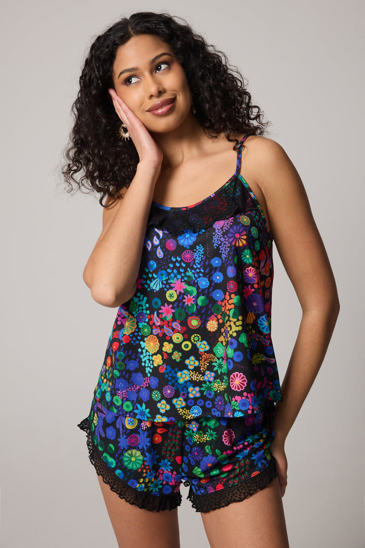 Pyjama Set - Colourama, Black