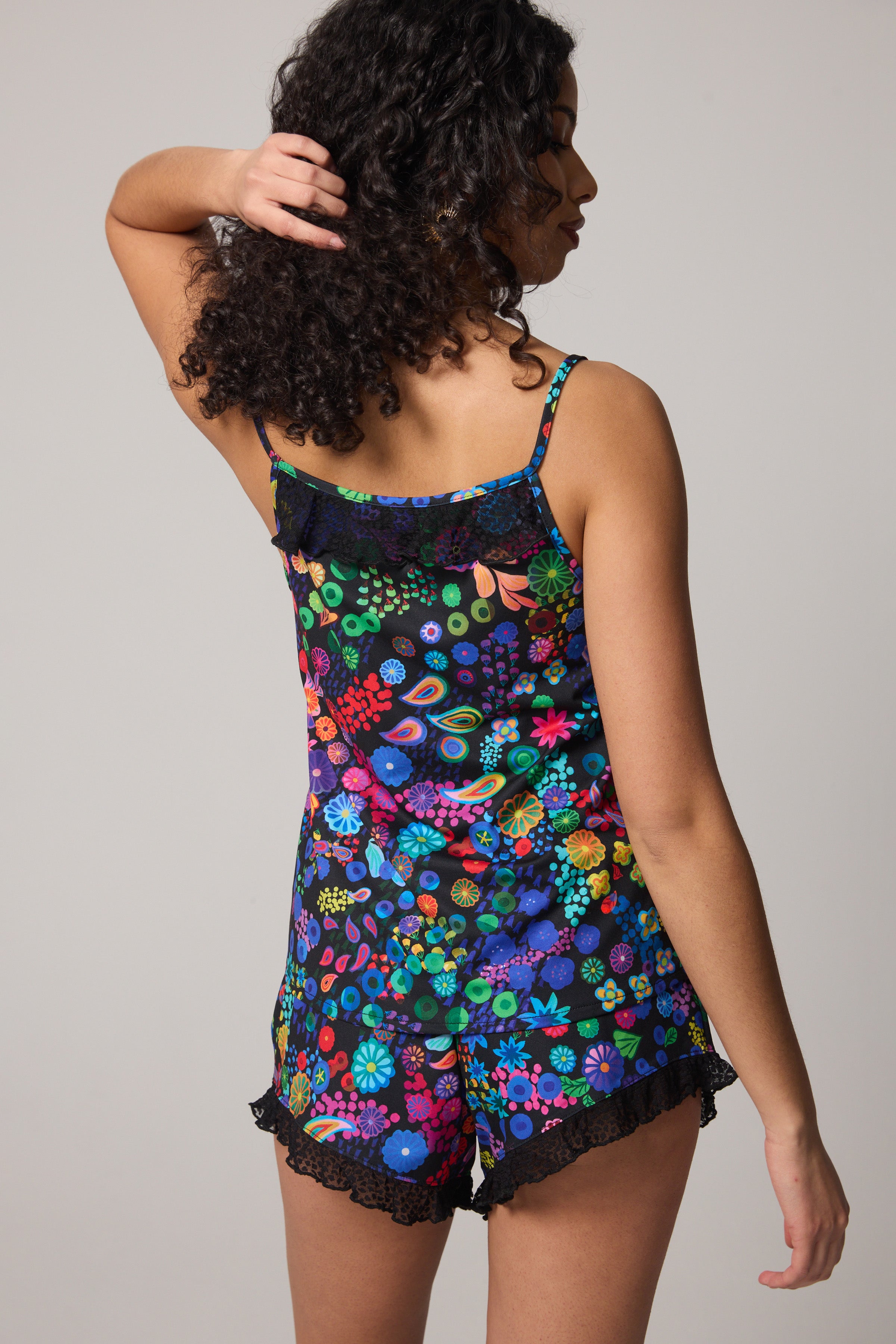 Pyjama Set - Colourama, Black