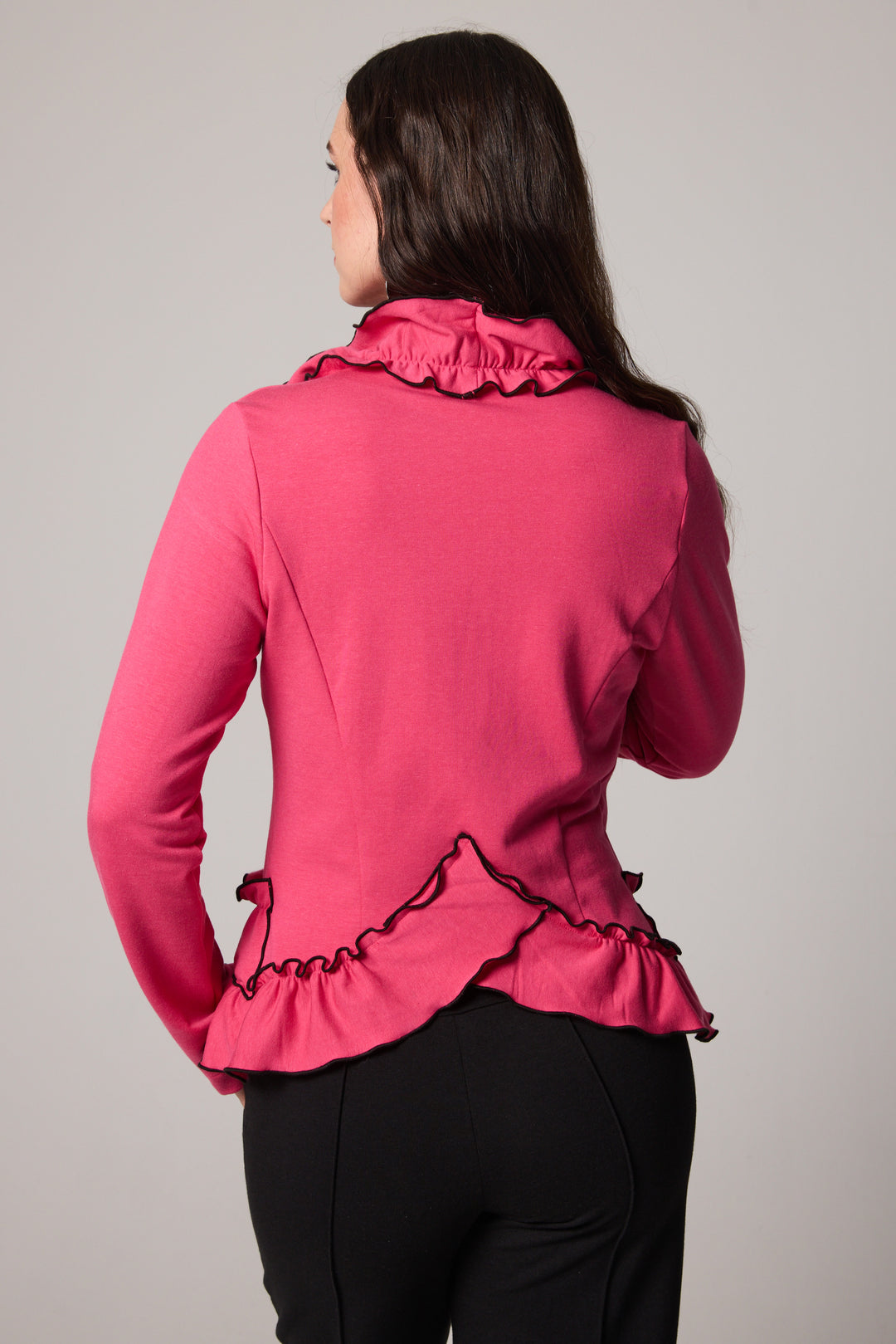 Veste Ruffle - Rose