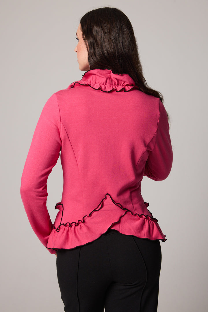 Veste Ruffle - Rose