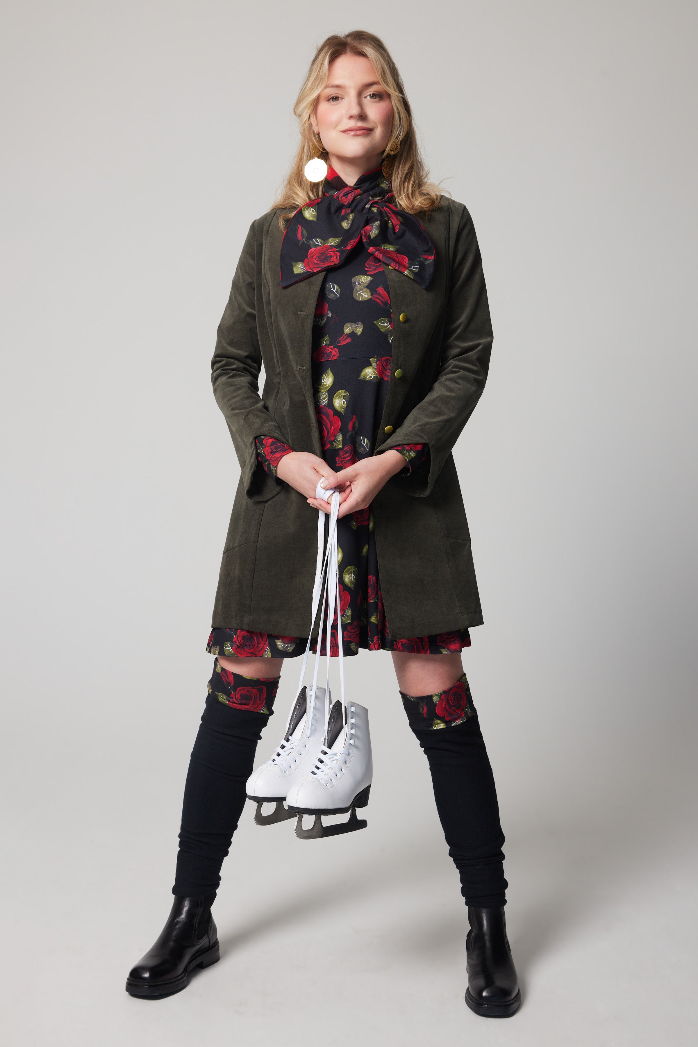Slot Scarf - Roses
