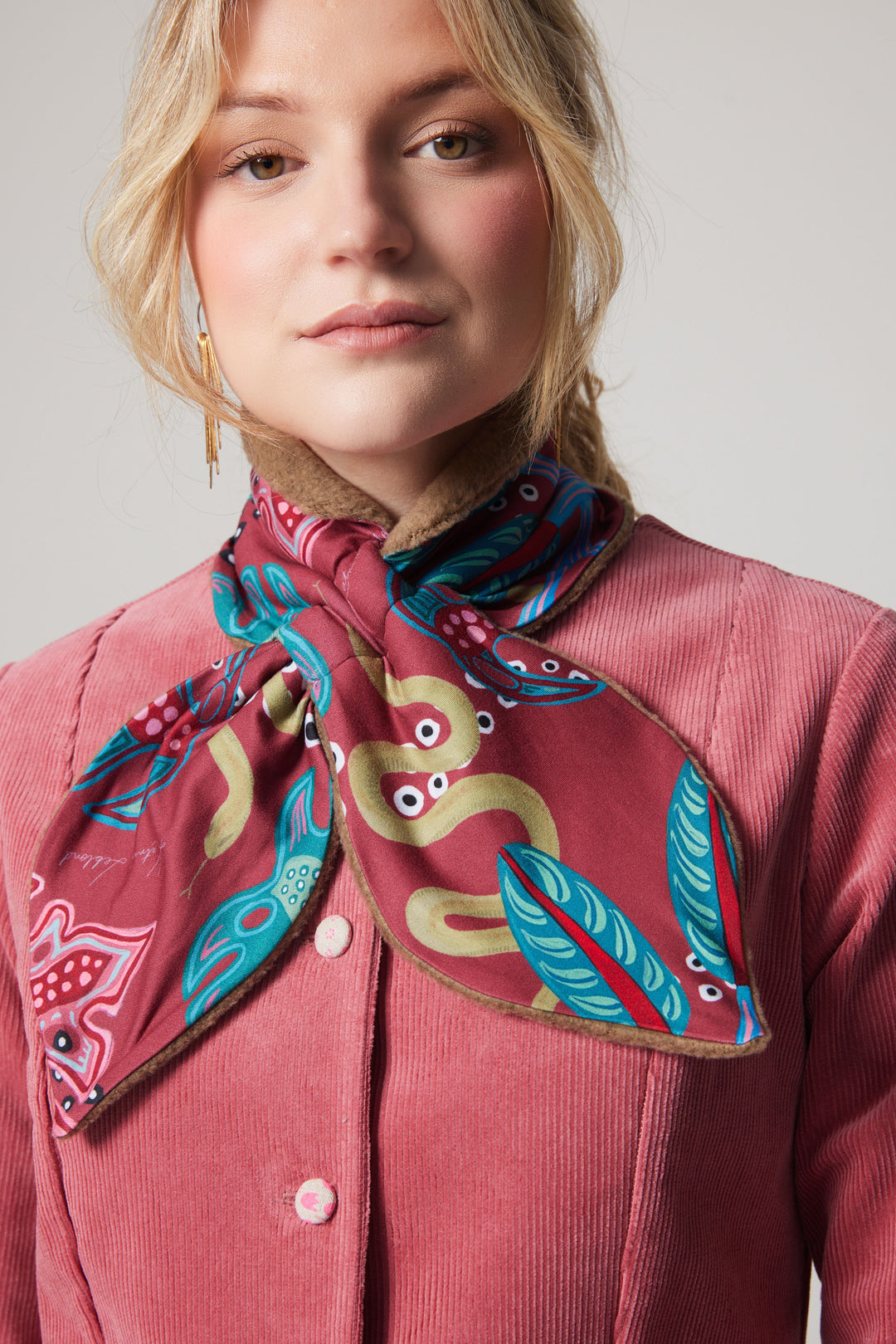 Slot Scarf - Monstera