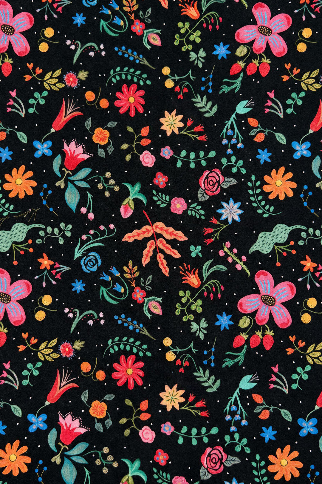 Tank Top - Black Floral Punch