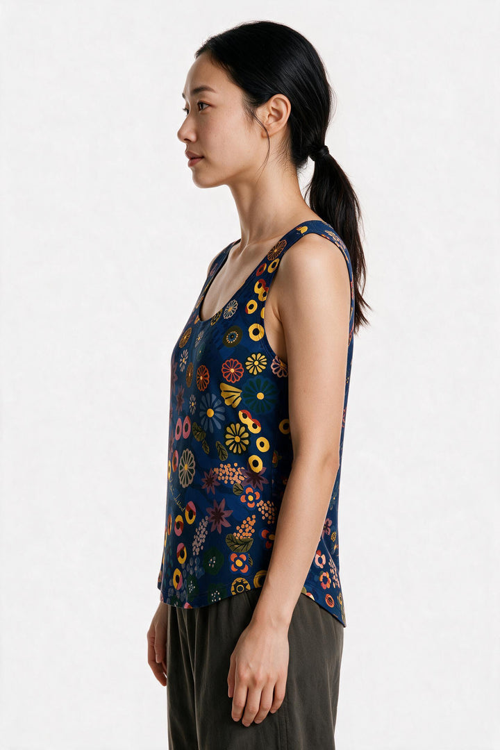 Tank Top - Colourama, Navy