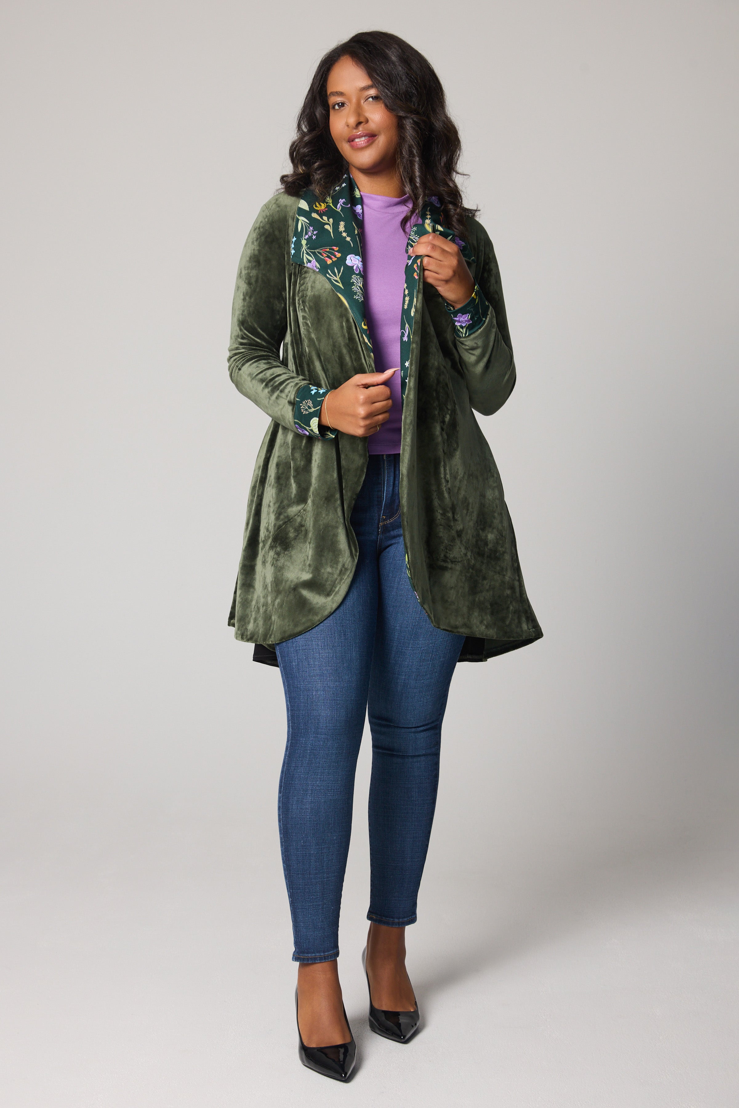 Manteau Abondance / Redingote - Fleurs des Laurentides