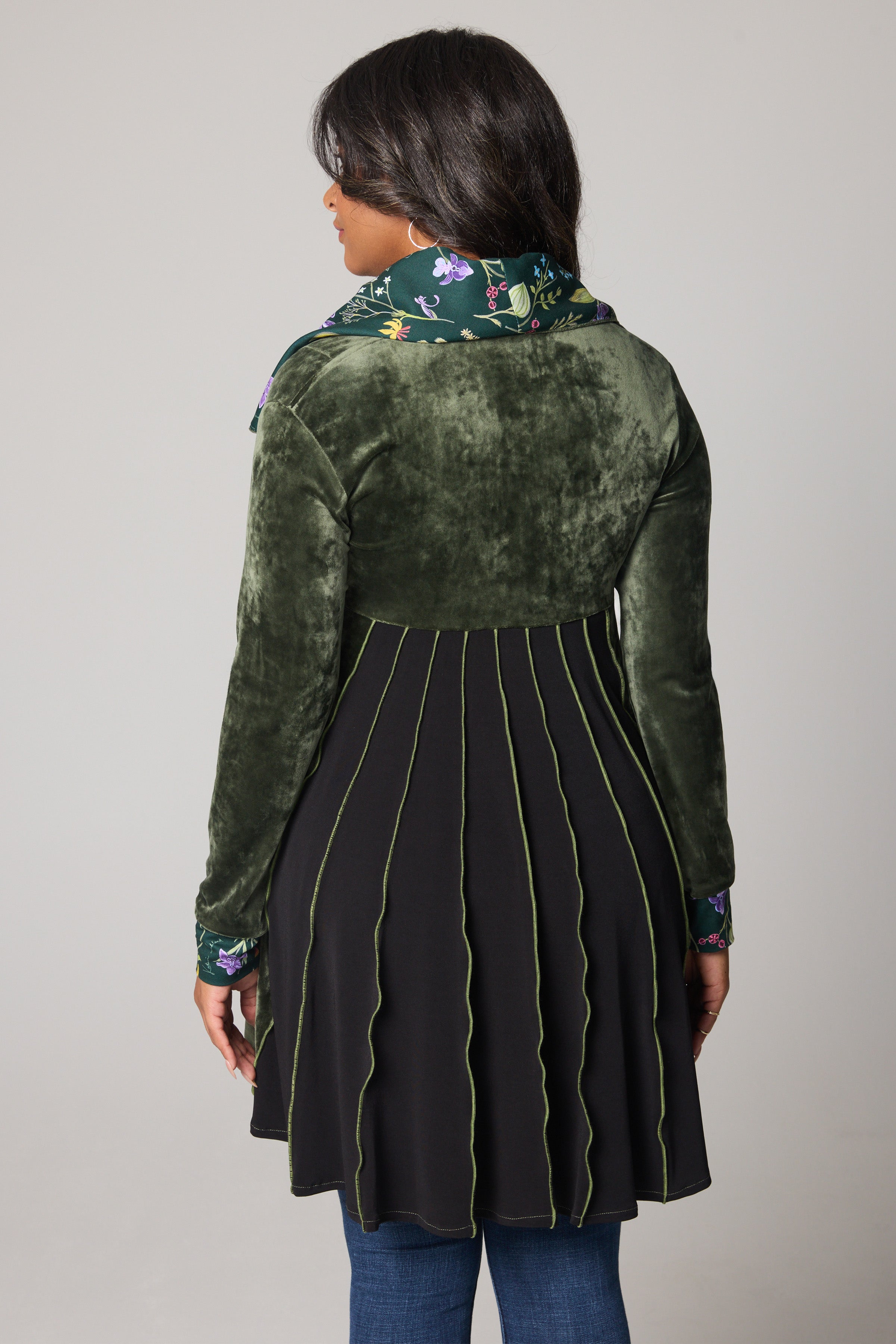 Manteau Abondance / Redingote - Fleurs des Laurentides