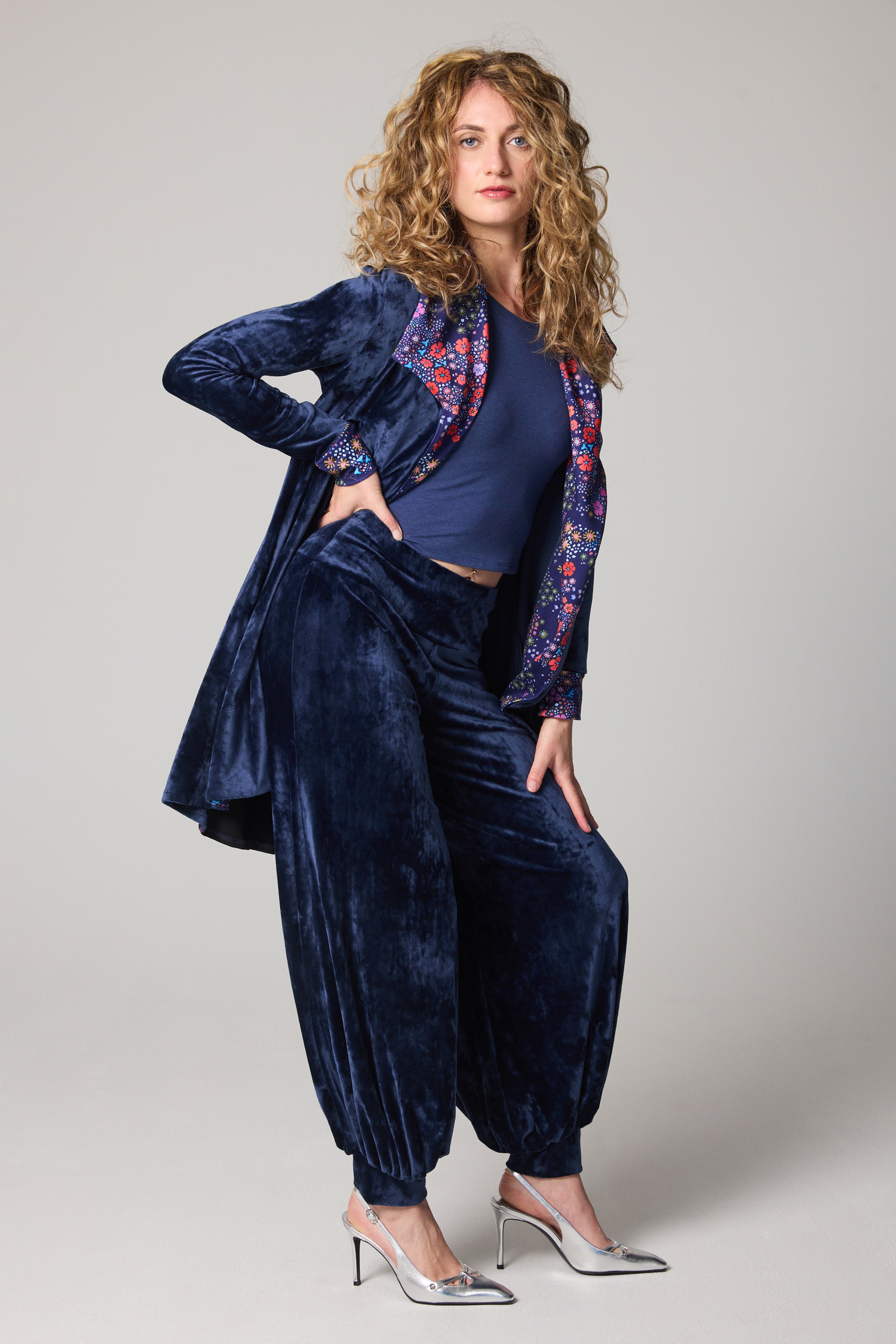 Velvet Pant - Navy