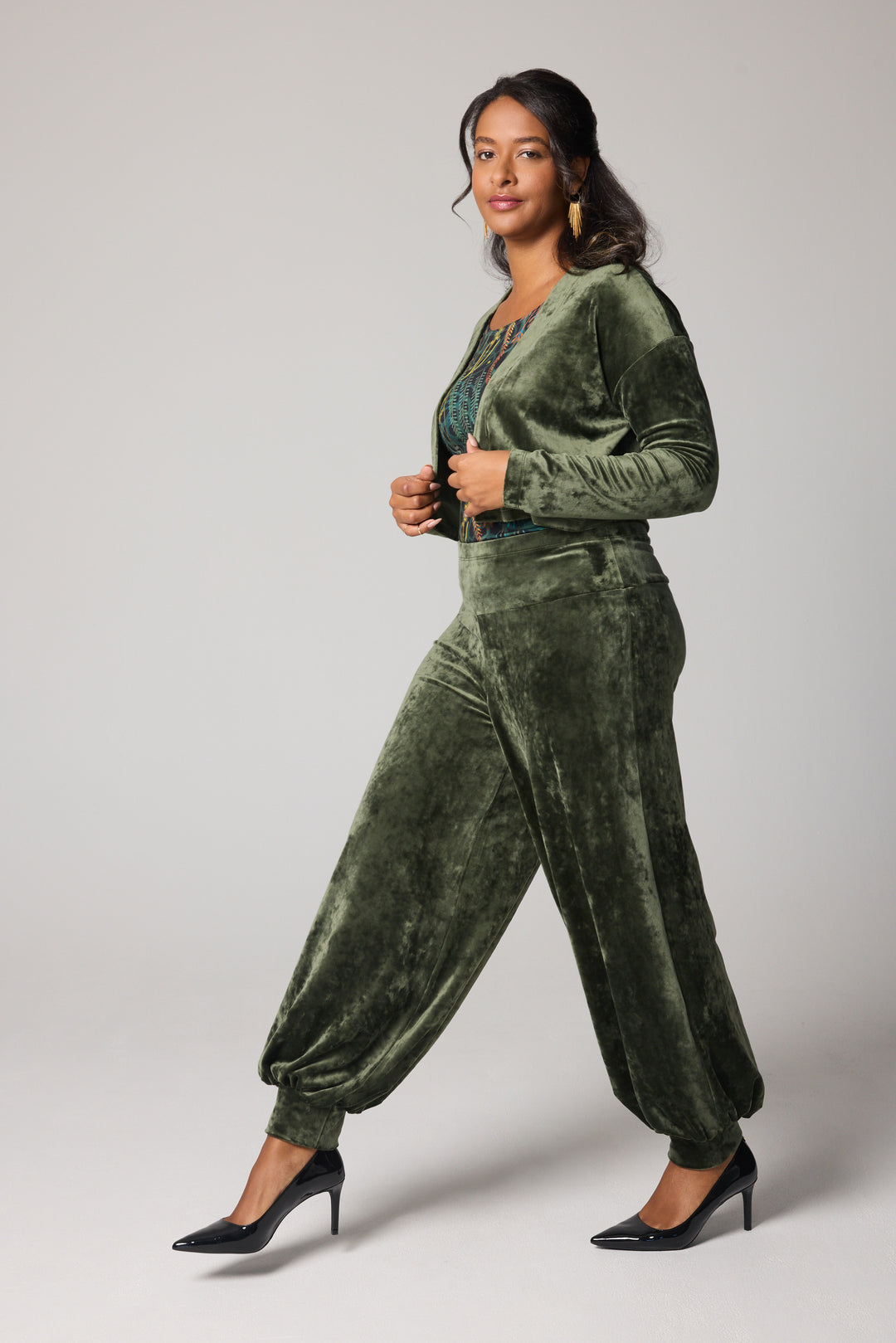 Velvet Pants - Green