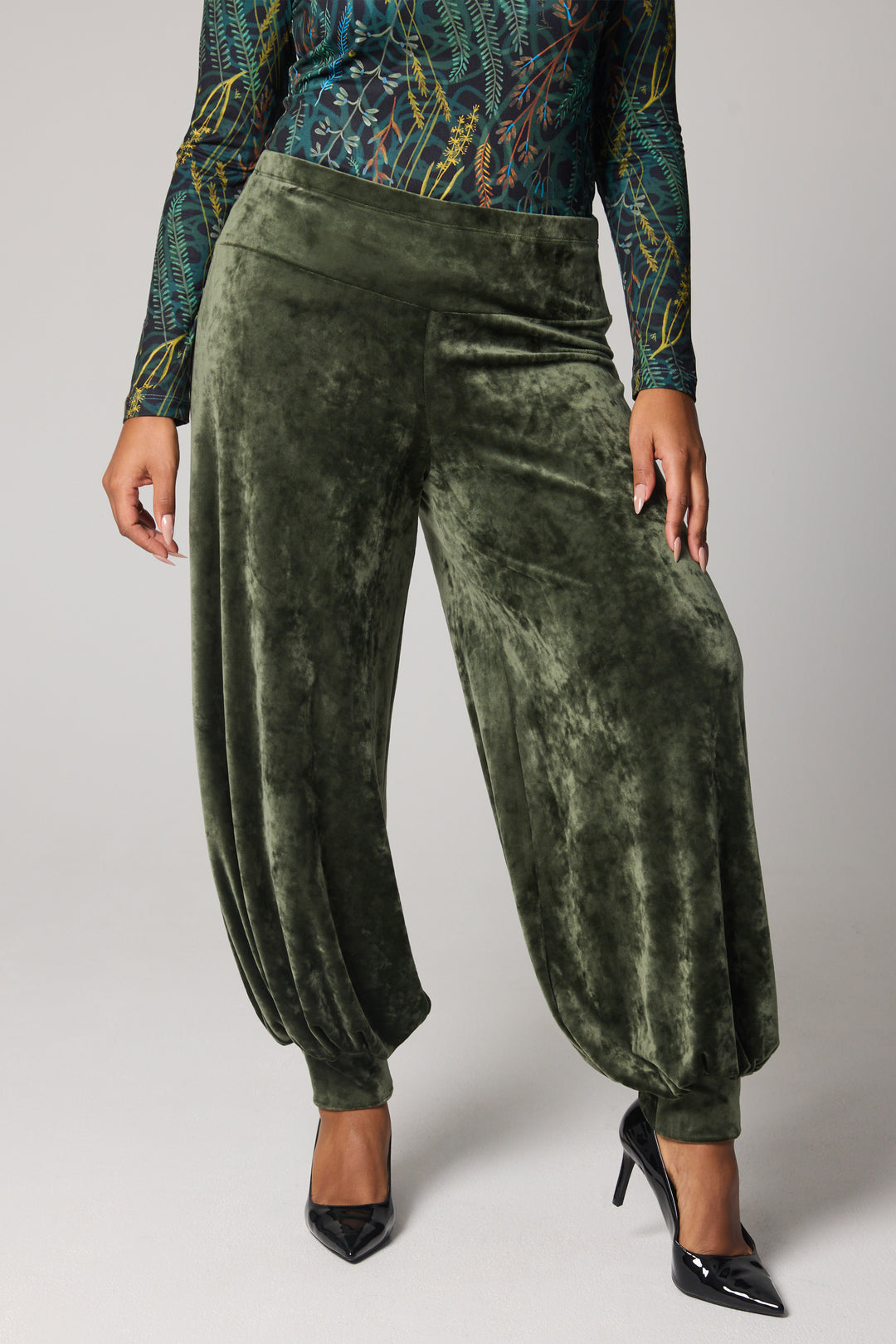 Velvet Pants - Green