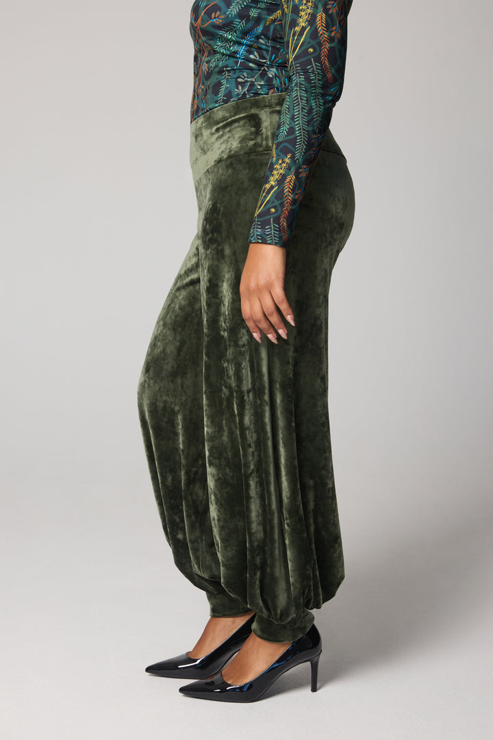 Velvet Pants - Green