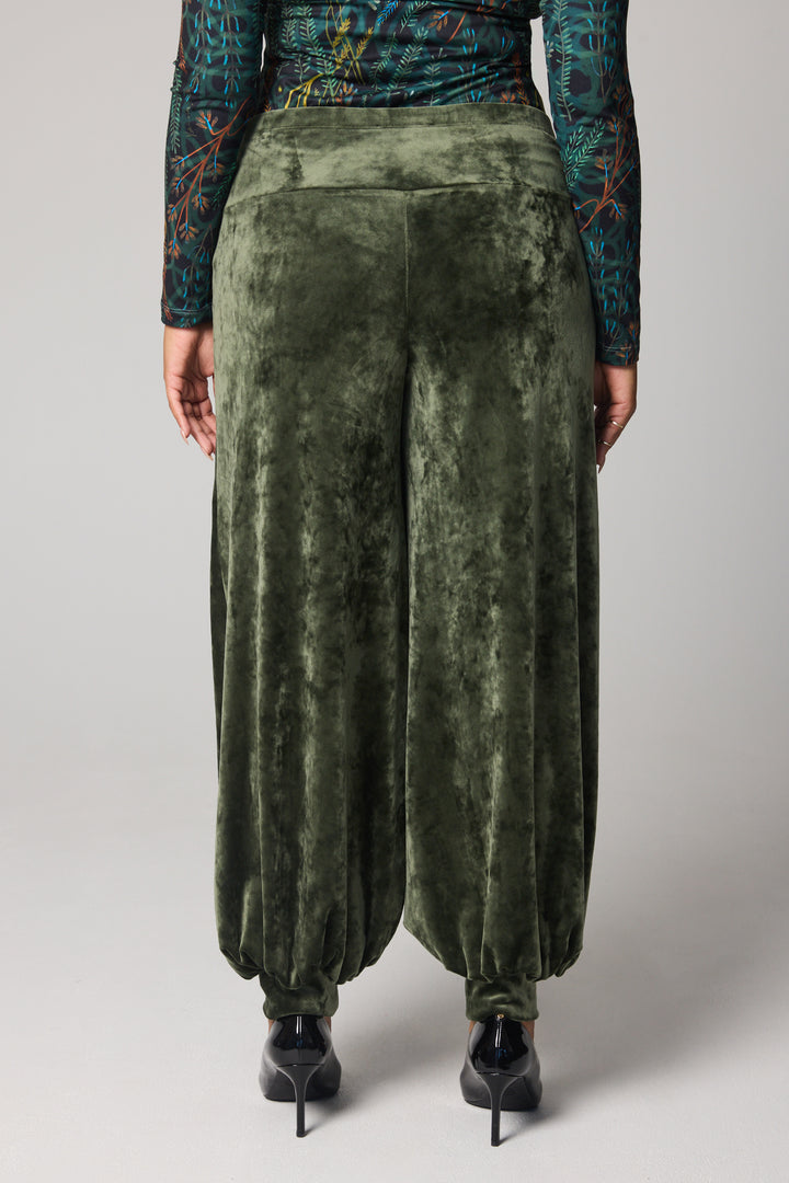 Velvet Pants - Green