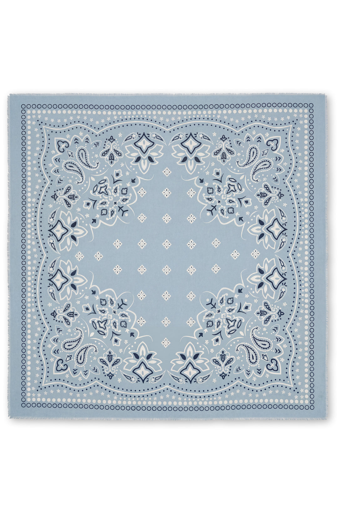 Large Square Scarf - Blue