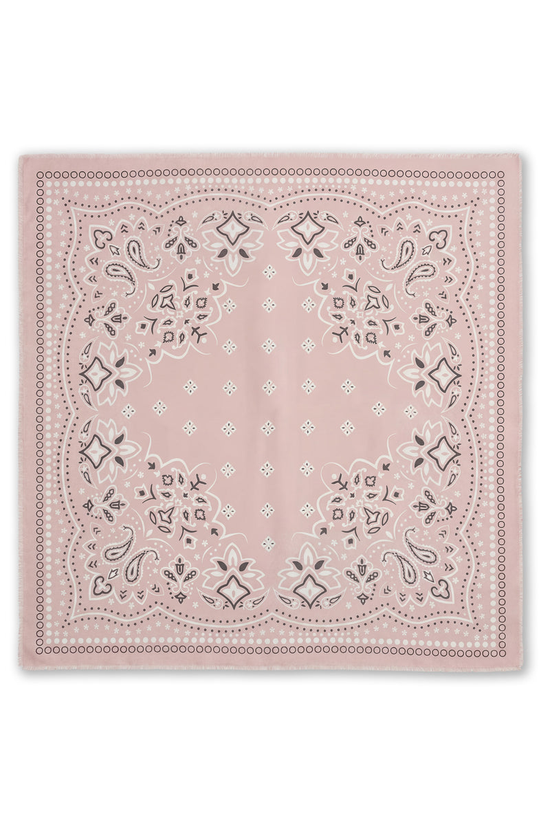 Foulard Carré Large - Rose