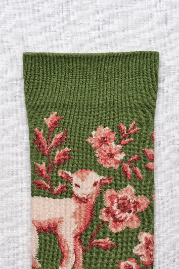 Cactus Lamb Socks