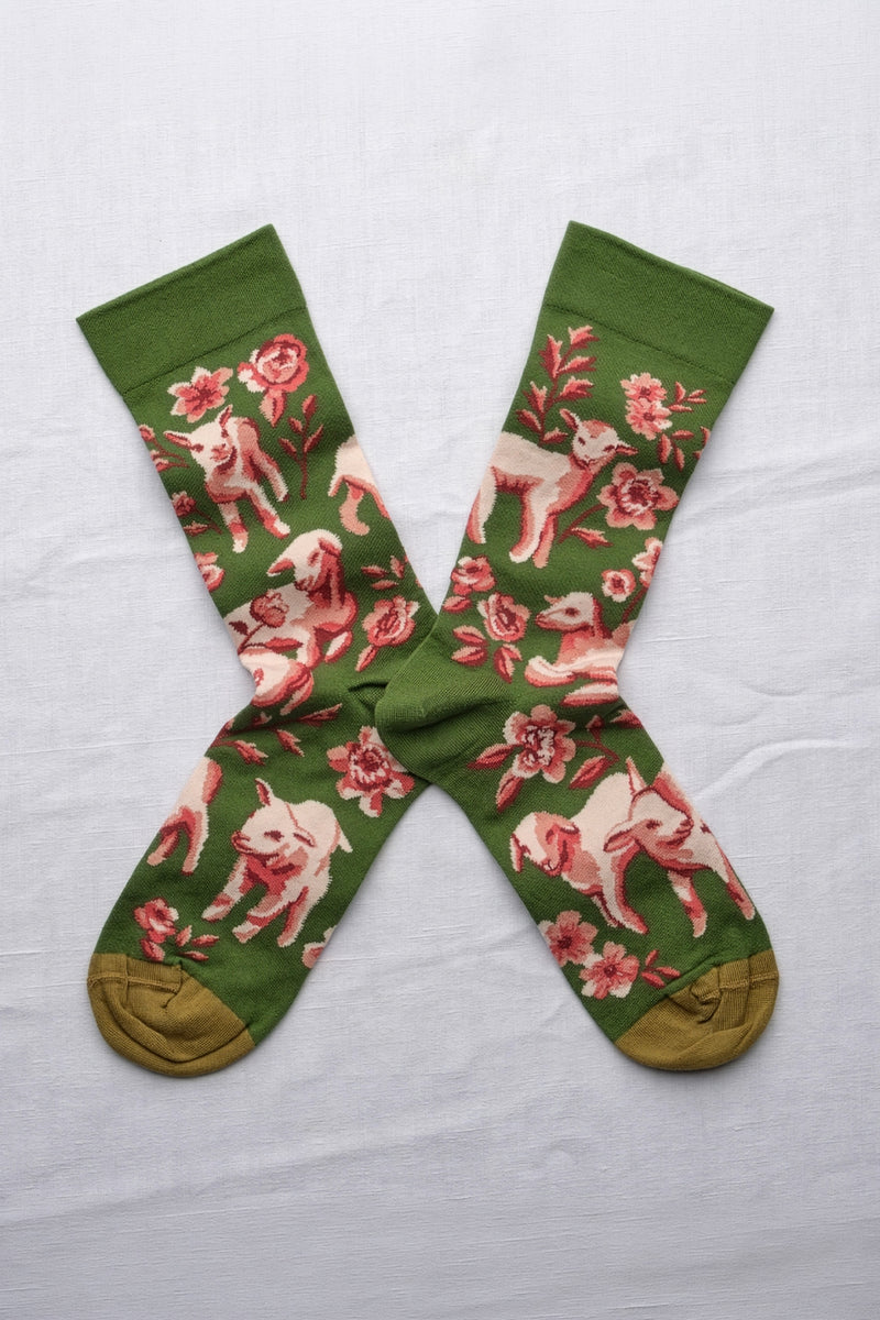 Chaussettes d'agneau cactus