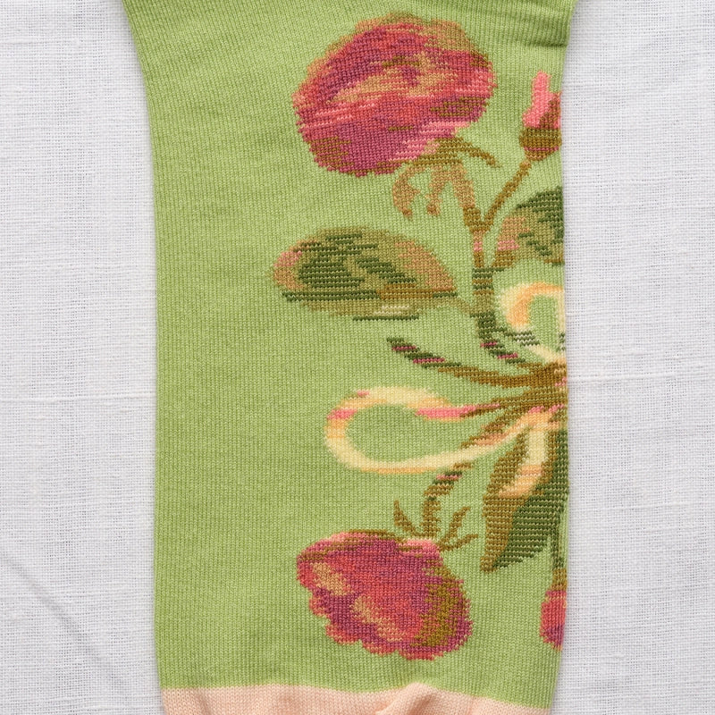 Chaussettes de cheville à fleurs