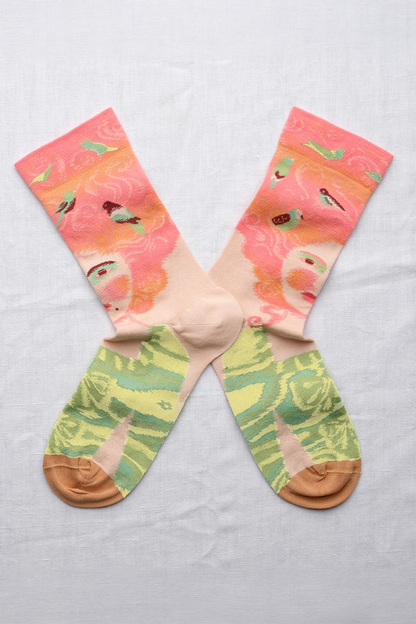 Marie-Antoinette Rosebud Socks