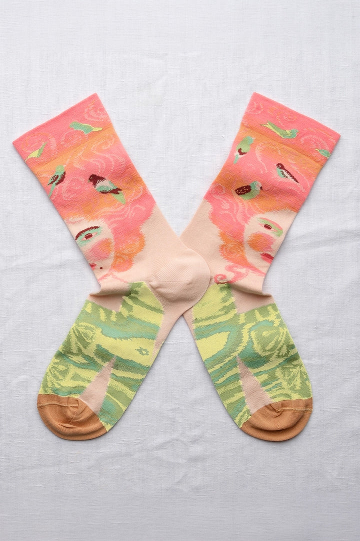 Marie-Antoinette Rosebud Socks