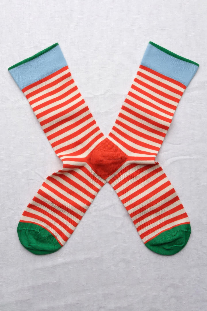 Vermilion Stripes Socks