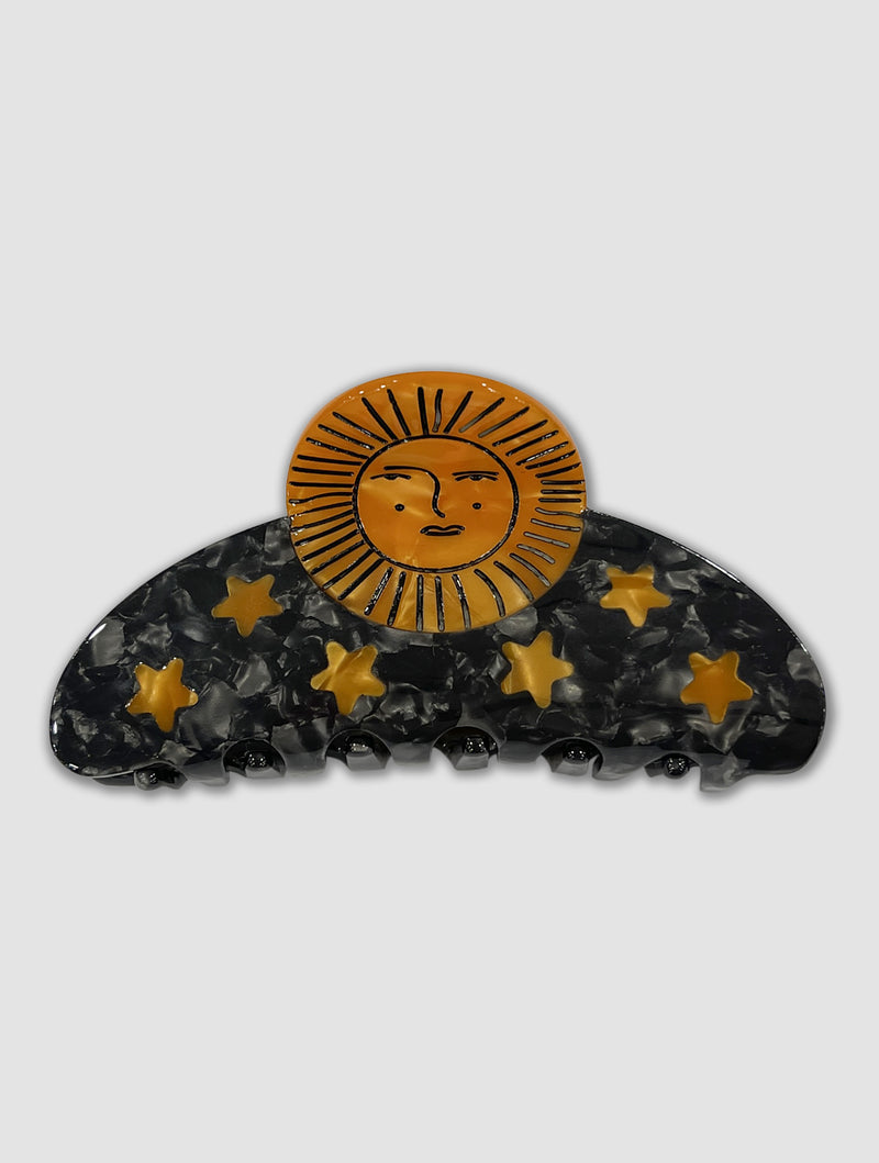 Sun and Stars Hair clip
