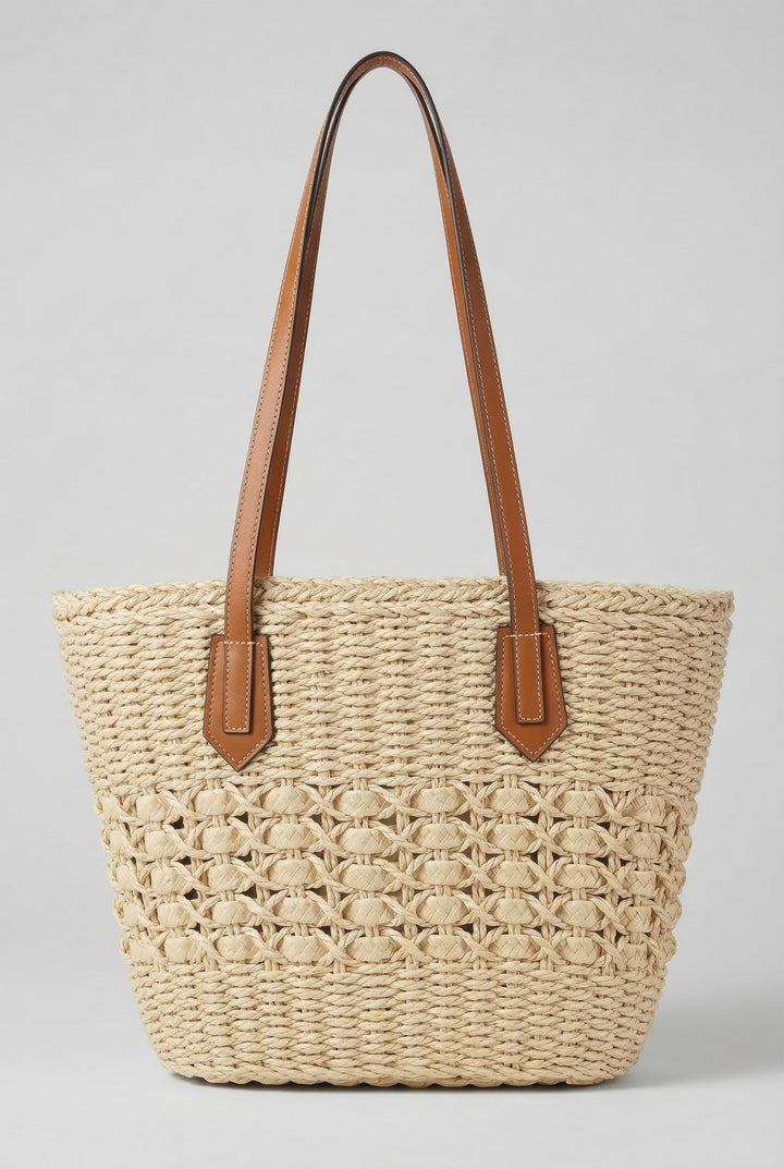 Soleil Wicker Tote