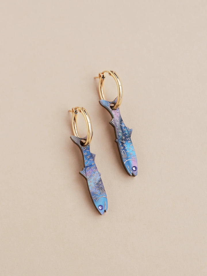 Wolf &amp; Moon - Créoles Anchois