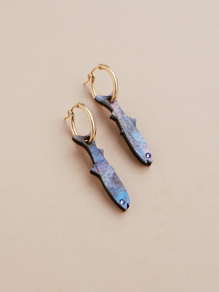 Wolf &amp; Moon - Créoles Anchois